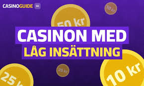 Upptäck Fördelarna med Online Casino Låg Insättning